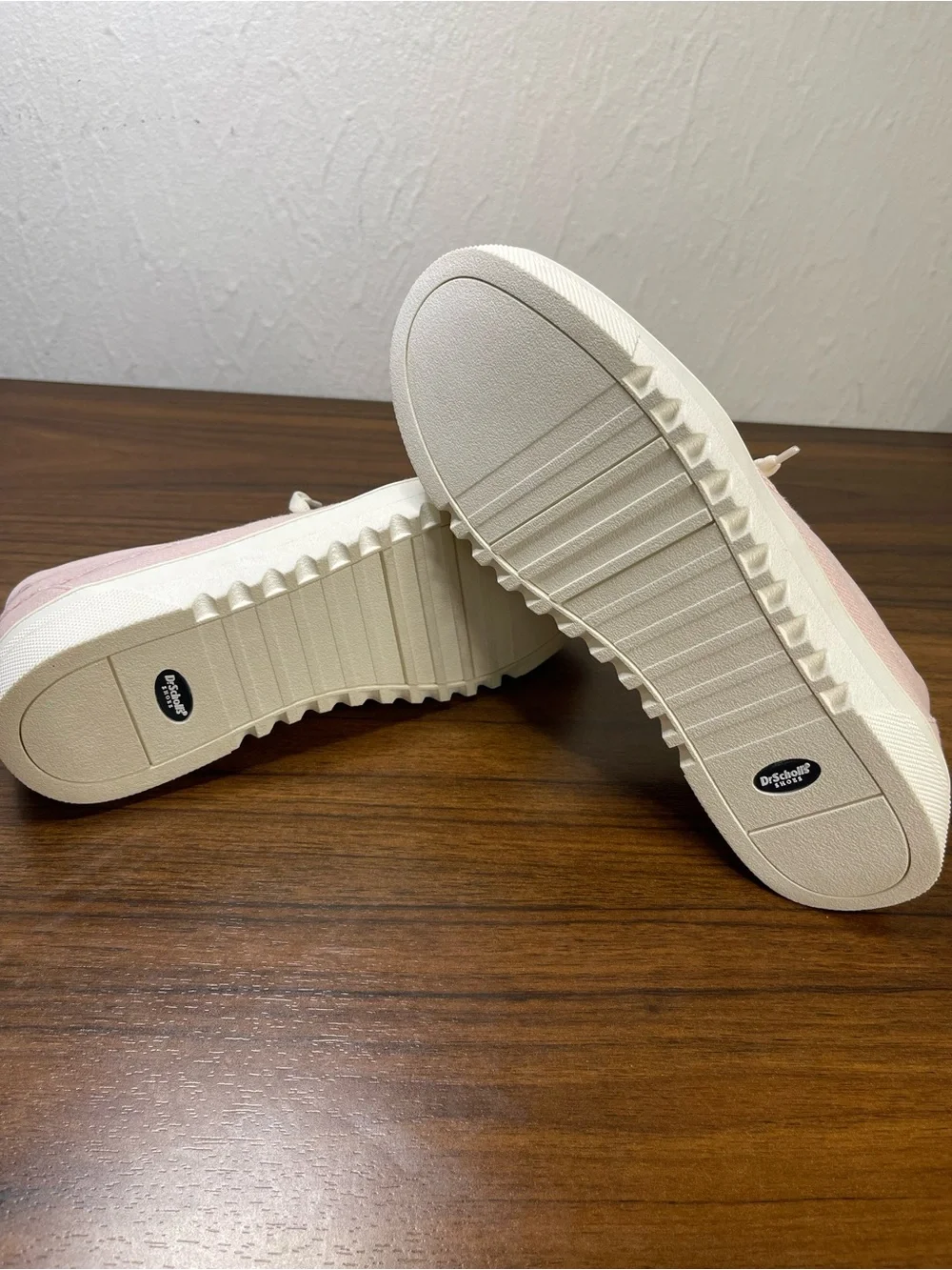 Women's Dr. Scholl's Time Off Flex Slip-On Sneakers Rose Dust Pink Fabric Size9M
